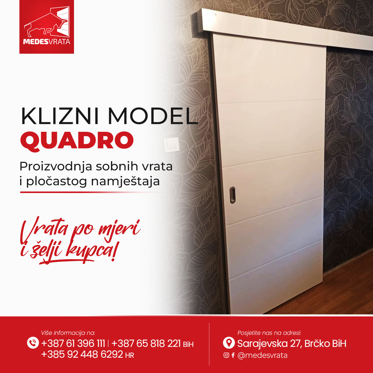 KLIZNI MODEL - QUADRO